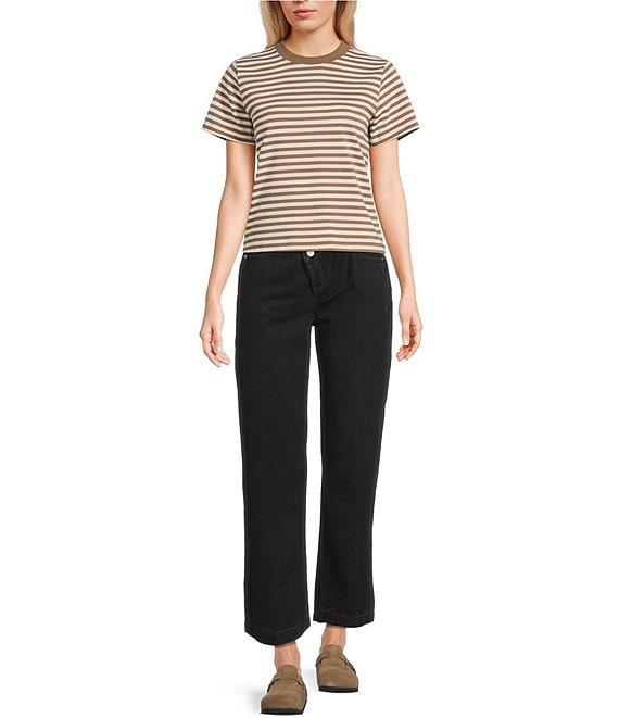 Mod Ref Knit Crew Stripe T-Shirt Product Image