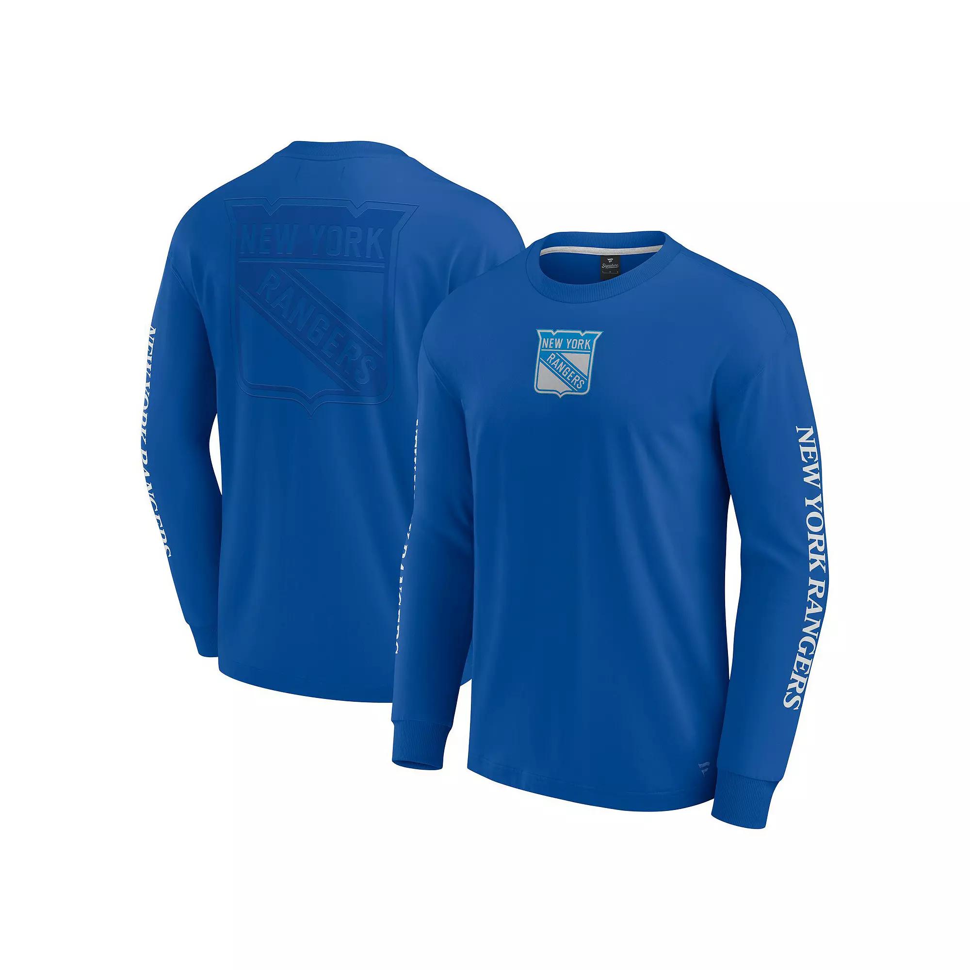 Men's Fanatics Blue Dallas Mavericks Elements Strive Long Sleeve T-Shirt,  Product Image