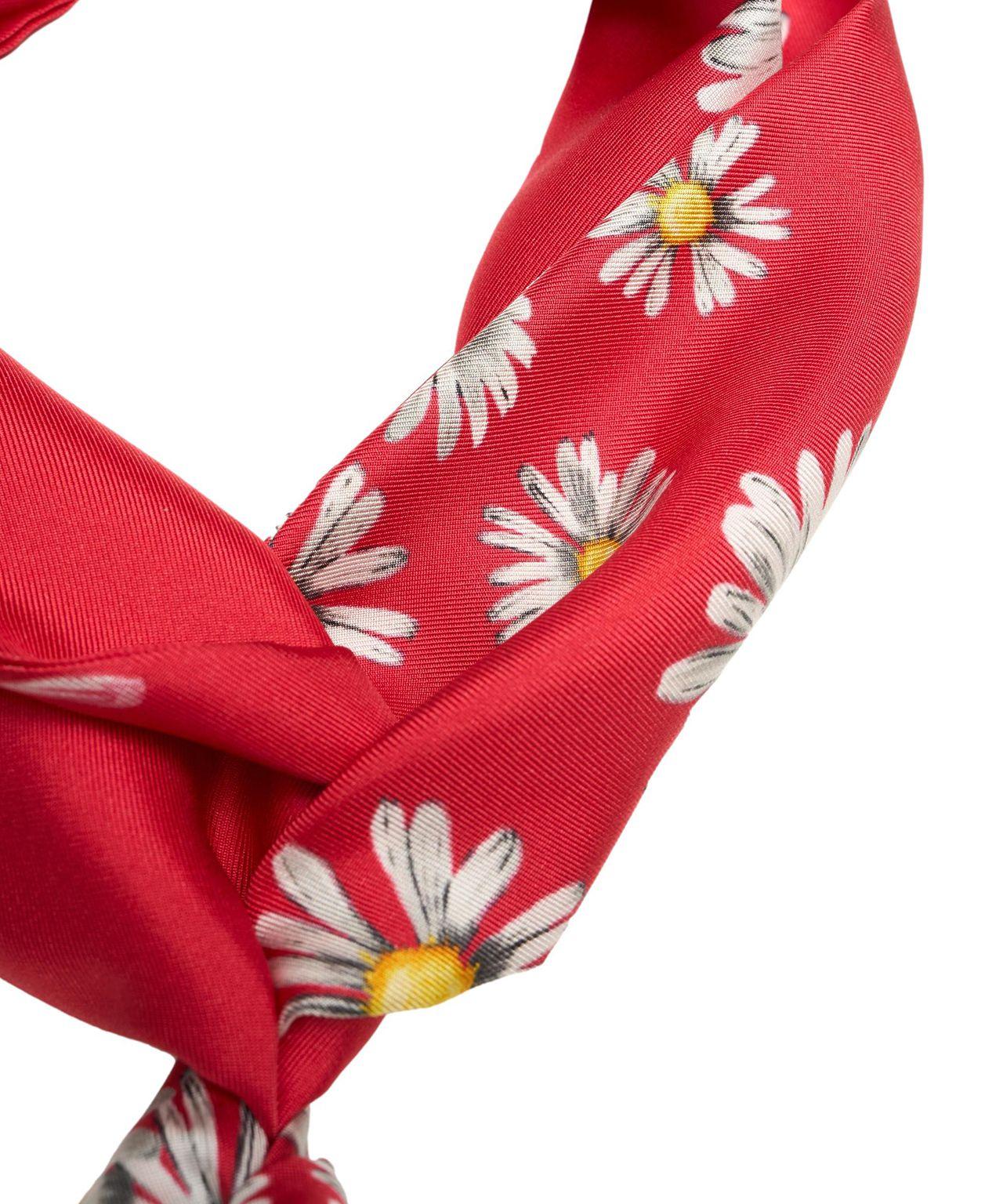 Silk foulard with print Product Image