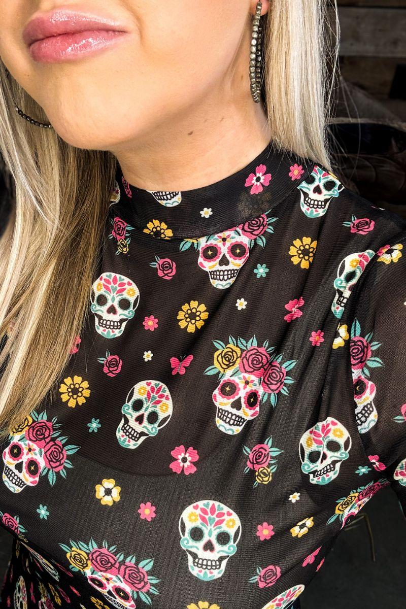 Sterling Kreek Life Is Brief Mesh Top Product Image