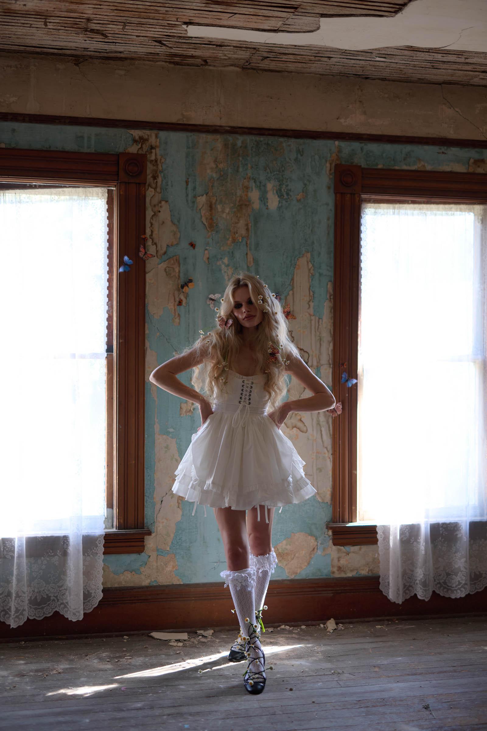 The Ivory Little Lamb Dress Product Image