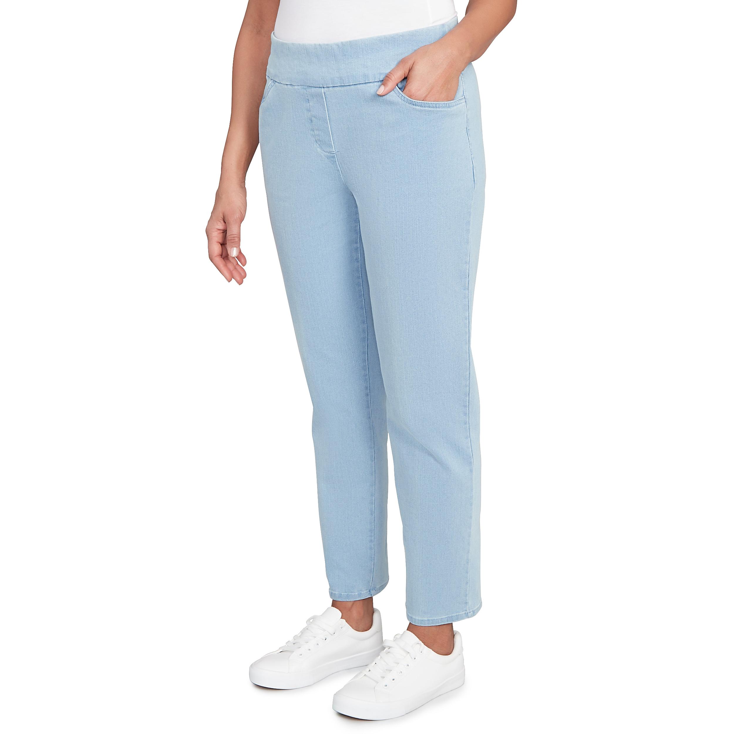 Alfred Dunner Women's Super Stretch Mid- Rise Average Length Pant Product Image