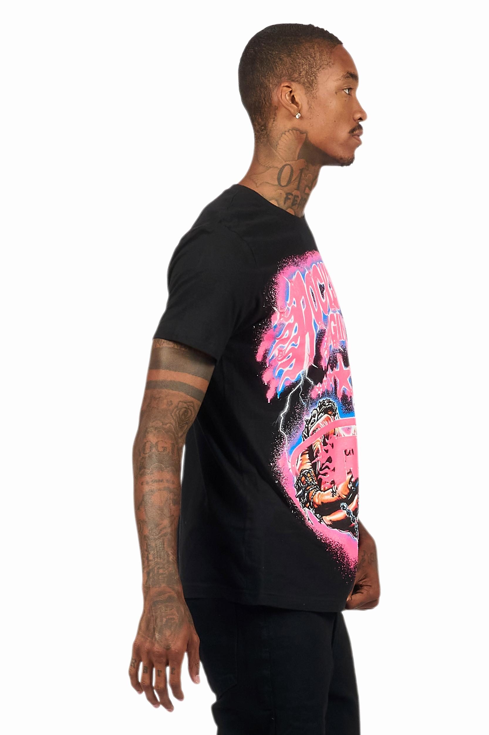 Zeniyah Black Oversized T-Shirt Female Product Image