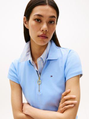 Slim Fit Zip Polo Product Image
