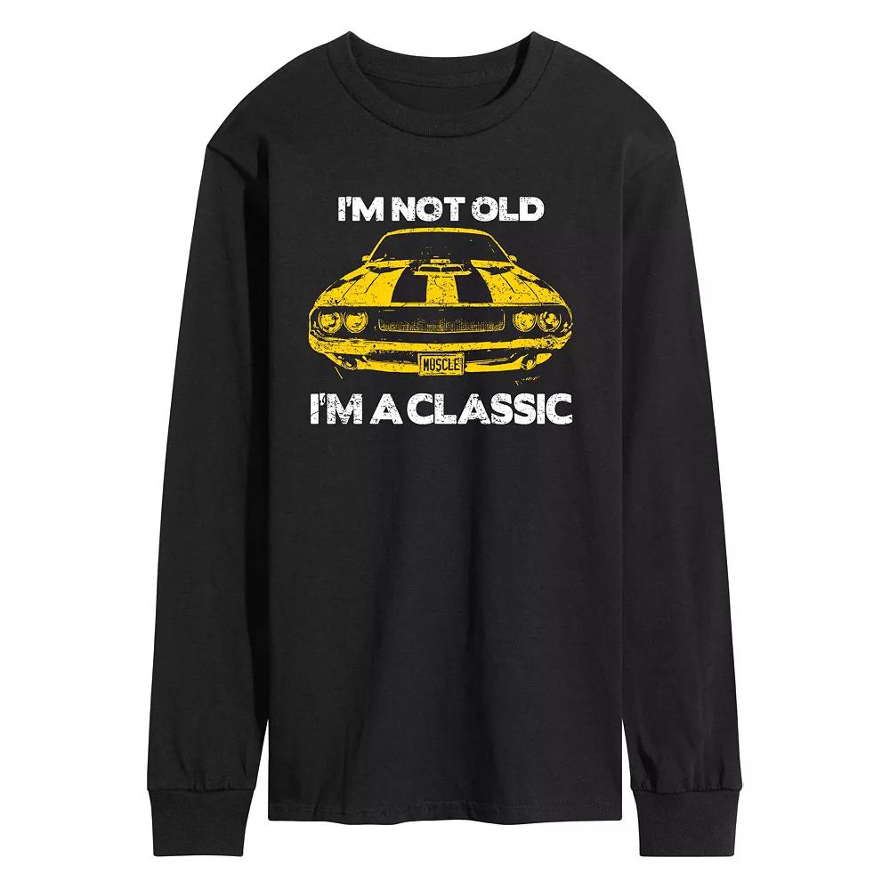Men's I'm Not Old I'm Classic Long Sleeve Graphic Tee, Size: XXL, Black Product Image