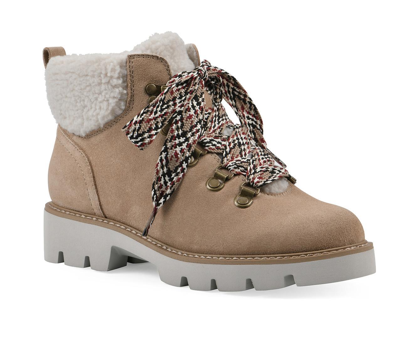 Women's White Mountain Gloving Lace Up Winter Booties Product Image