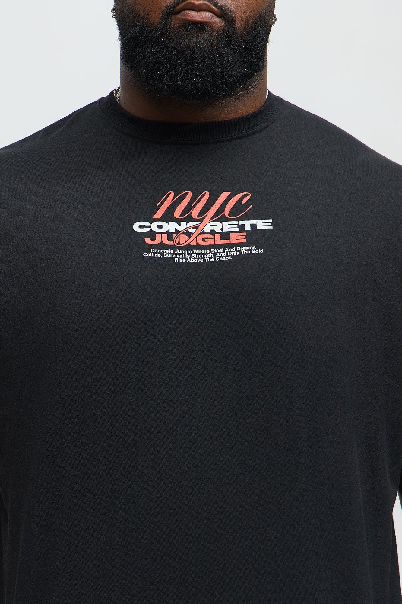NYC Concrete Short Sleeve Tee - Black Product Image