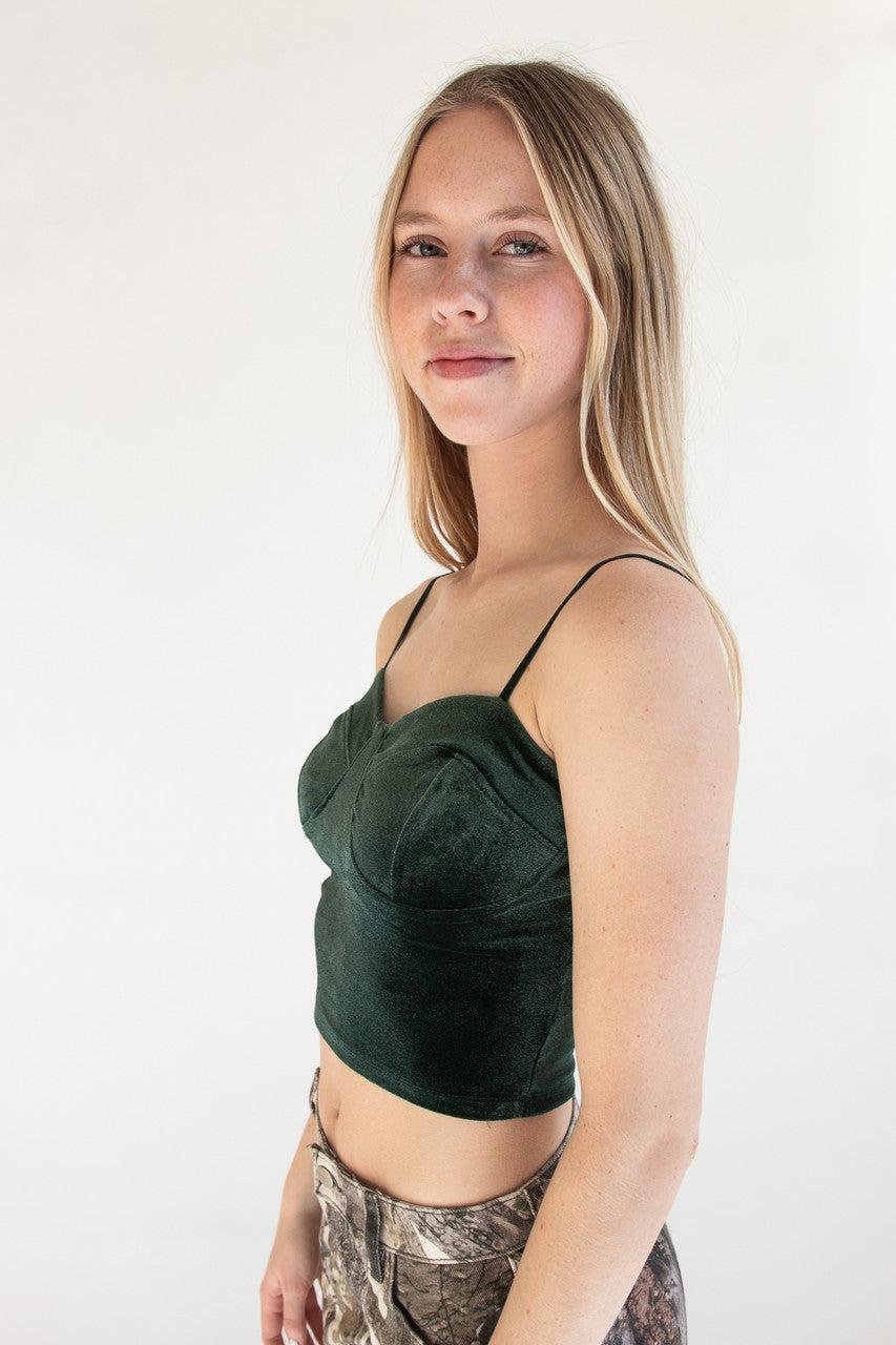 Velvet Bustier Cami Product Image