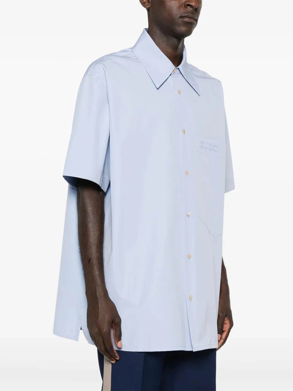 logo-embossed shirt Product Image