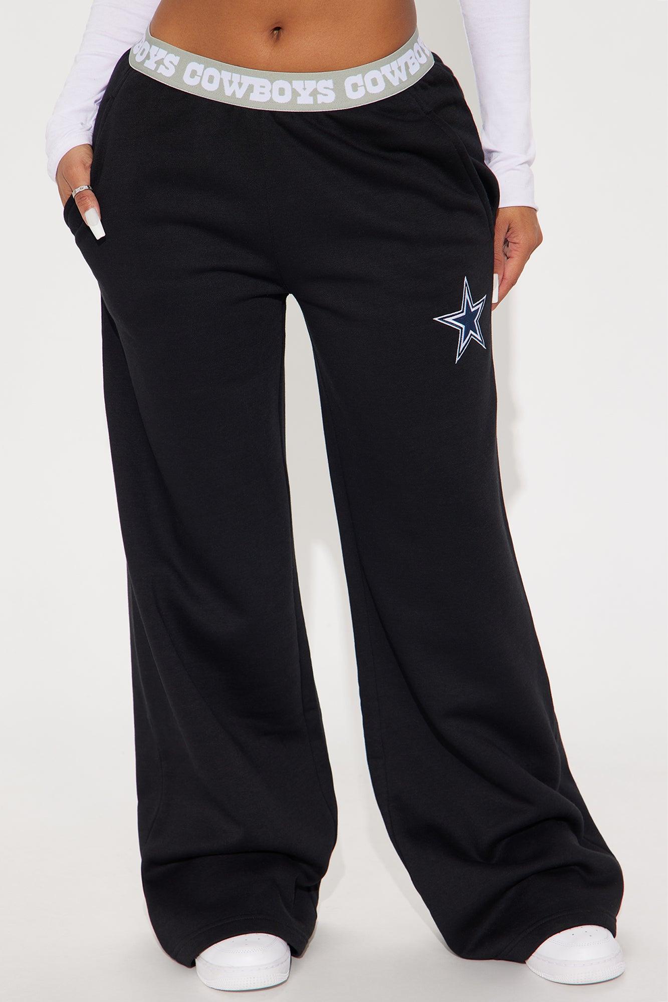 Dallas Cowboys Wide Leg Pant - Black Product Image