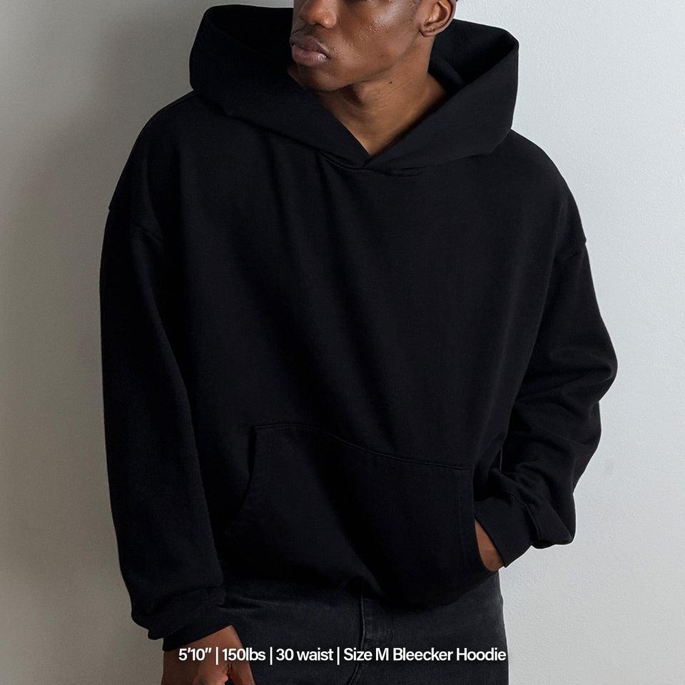 Bleecker Cinched Crop Hoodie | Relaxed, Drop-Shoulder Product Image