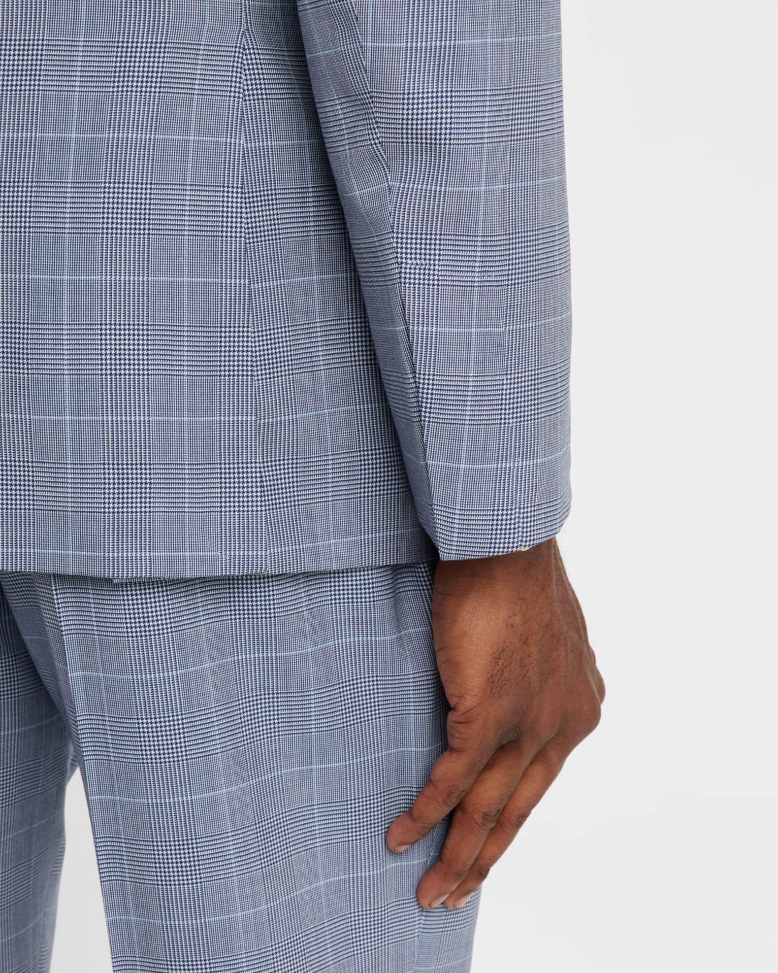 Mens Kent Hand-Tailored Glen Plaid Suit Product Image