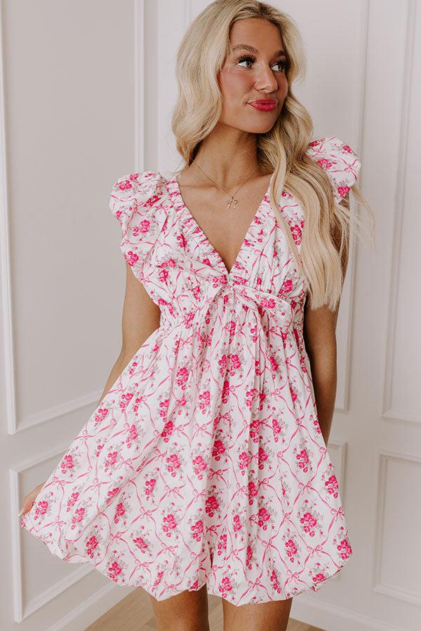 Embracing Love Floral Mini Dress Product Image