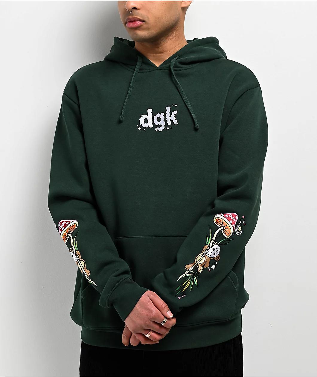 DGK Wonderland Green Hoodie Product Image