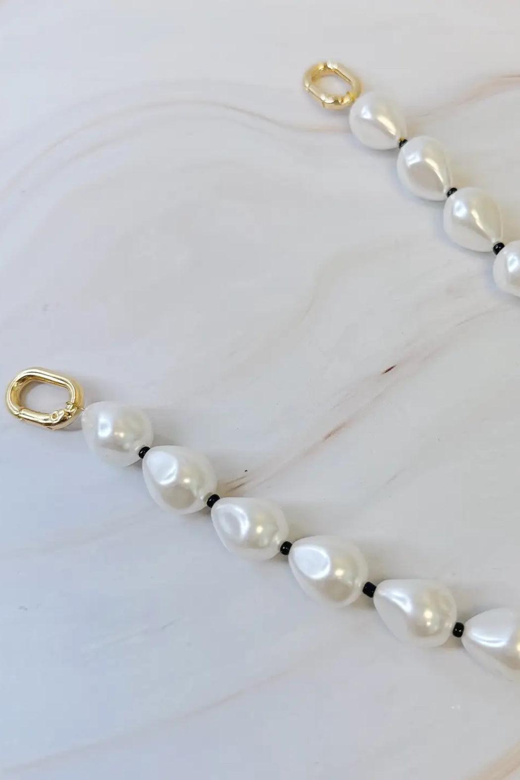 Pearl and Bead Bag Charm Product Image