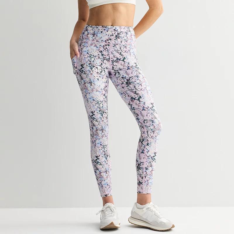 Women's Tek Gear® Ultrastretch High-Waisted Side Pocket 7/8 Leggings,  Product Image