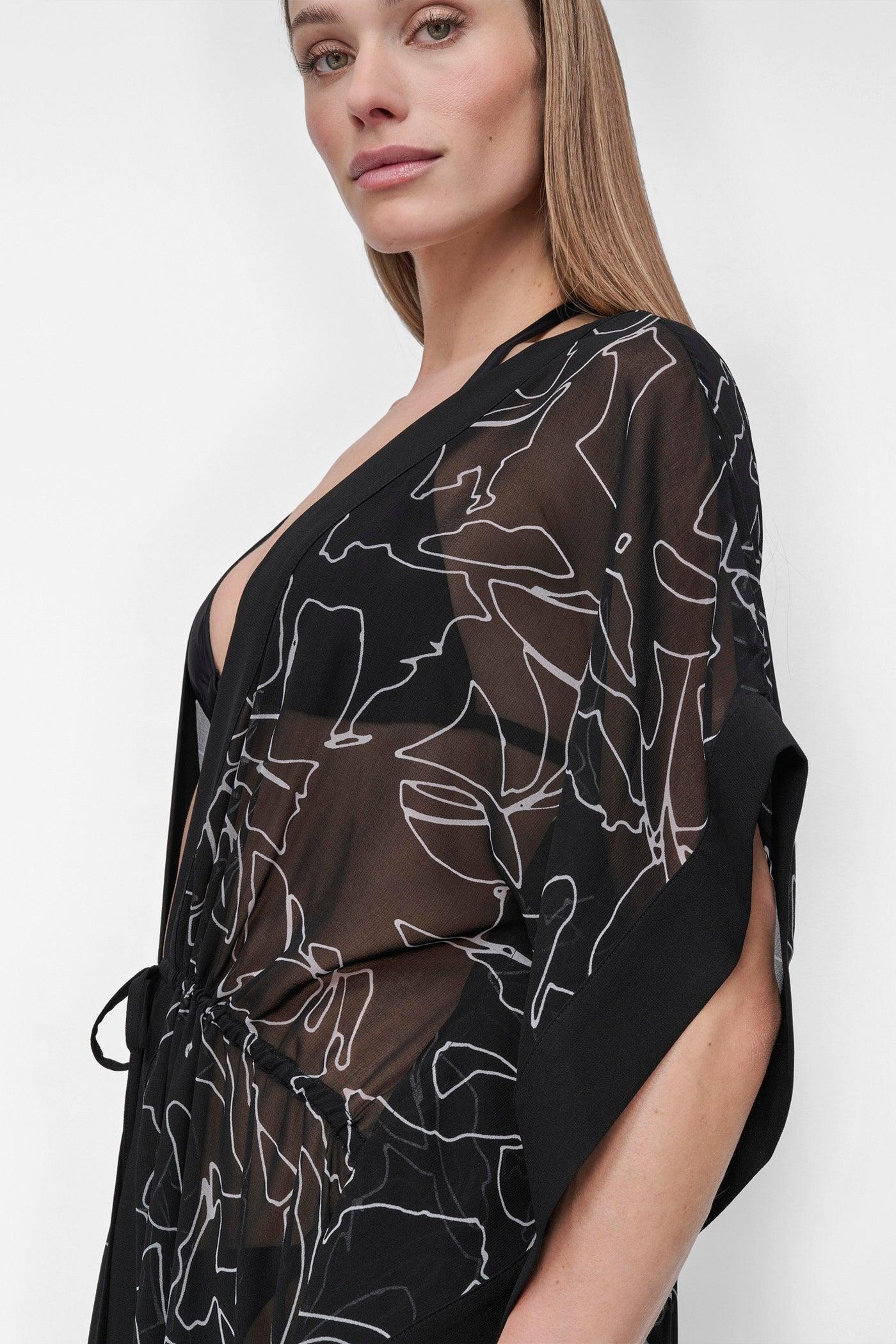 TIE-FRONT MAXI KAFTAN Product Image