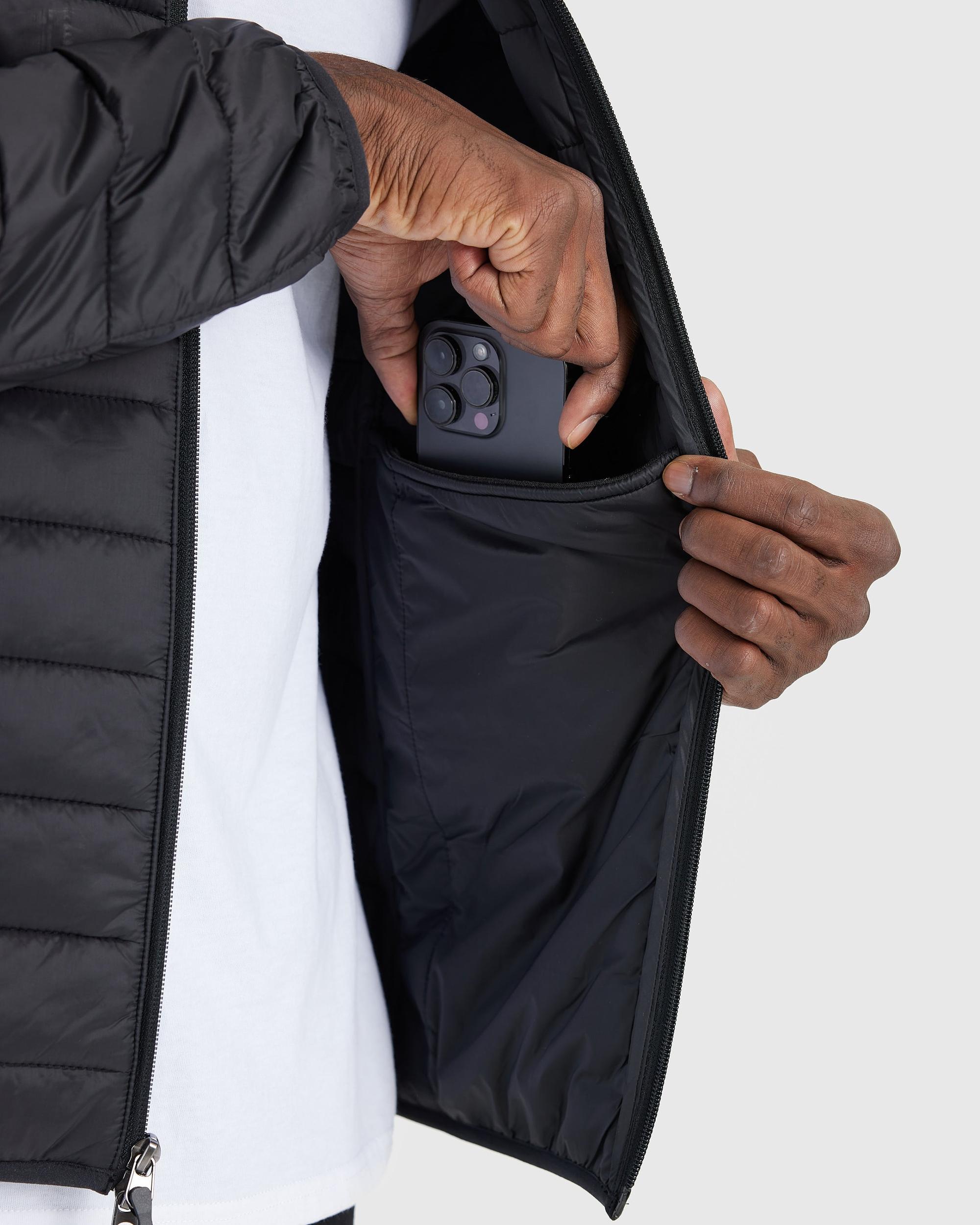 Black Puffer Jacket Product Image