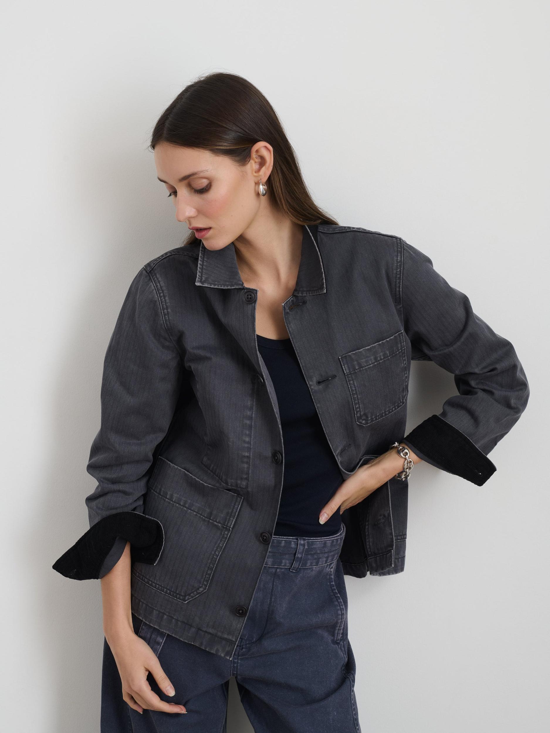 Britt Work Jacket in Herringbone Product Image