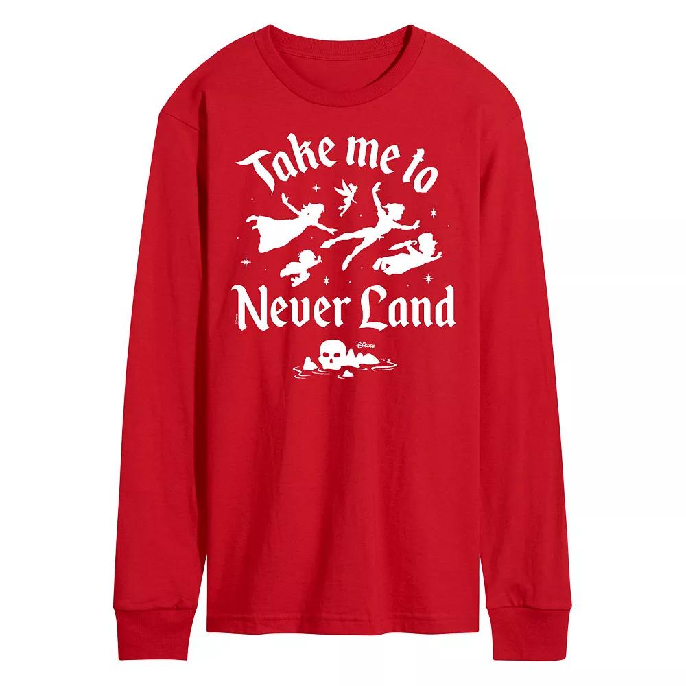 Disney's Peter Pan Men's Never Land Long Sleeve,  Product Image