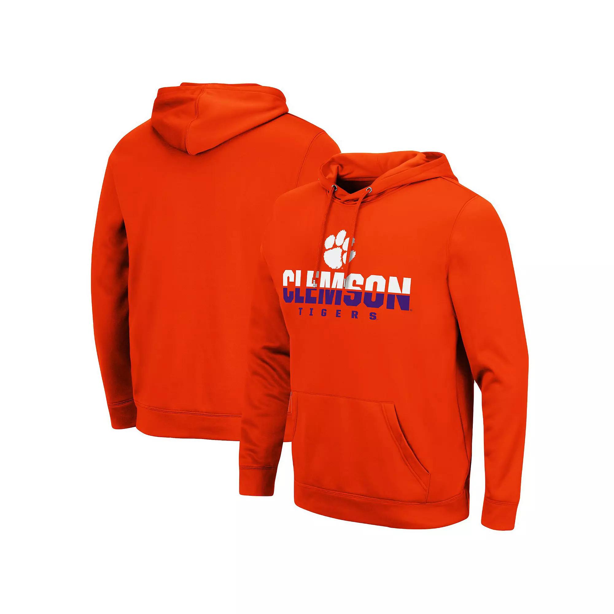 Men's Colosseum Orange Clemson Tigers Lantern Pullover Hoodie,  Product Image