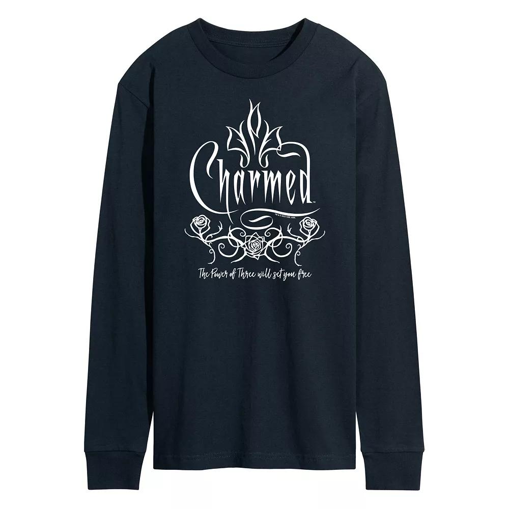 Men's Charmed Roses Long Sleeve Graphic Tee,  Product Image