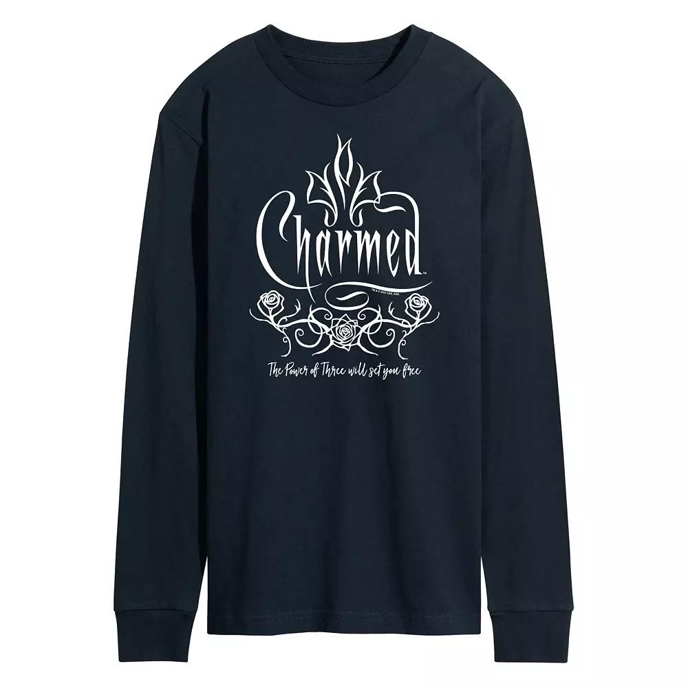 Men's Charmed Roses Long Sleeve Graphic Tee,  Product Image