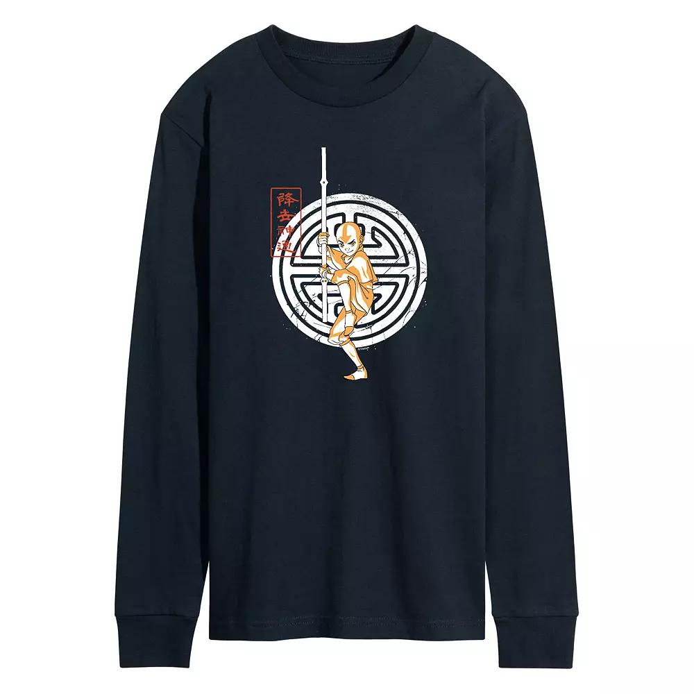 Men's Avatar Aang Crest Long-Sleeve Tee,  Product Image