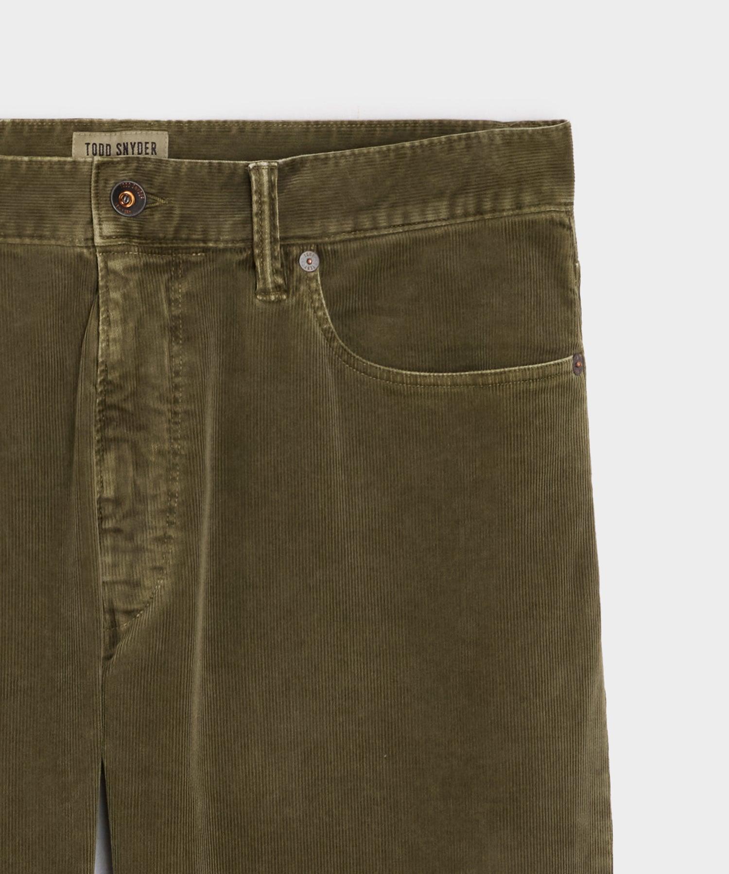 Straight 5-Pocket Corduroy Pant Product Image