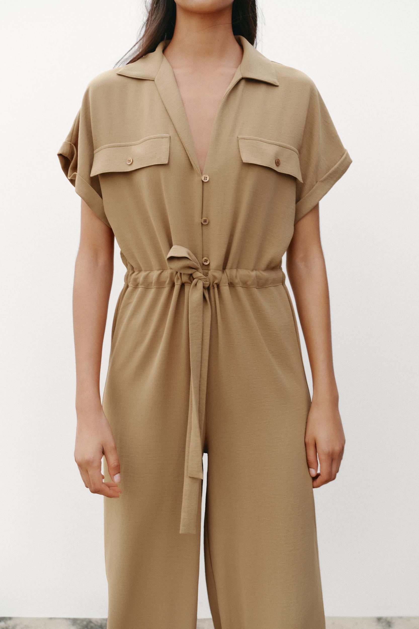 FLOWY POCKET JUMPSUIT Product Image