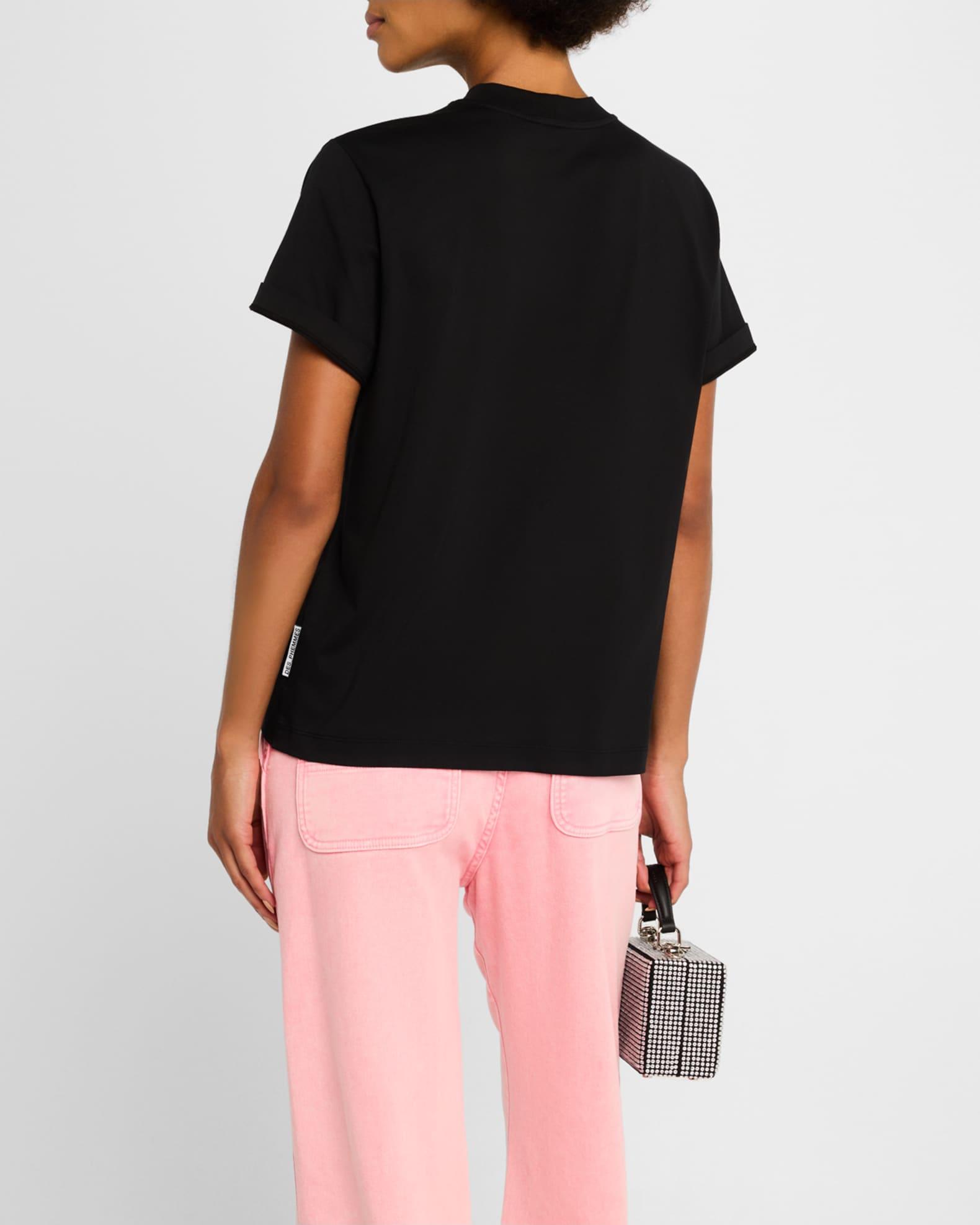 Cherry Embroidered Crewneck T-Shirt Product Image