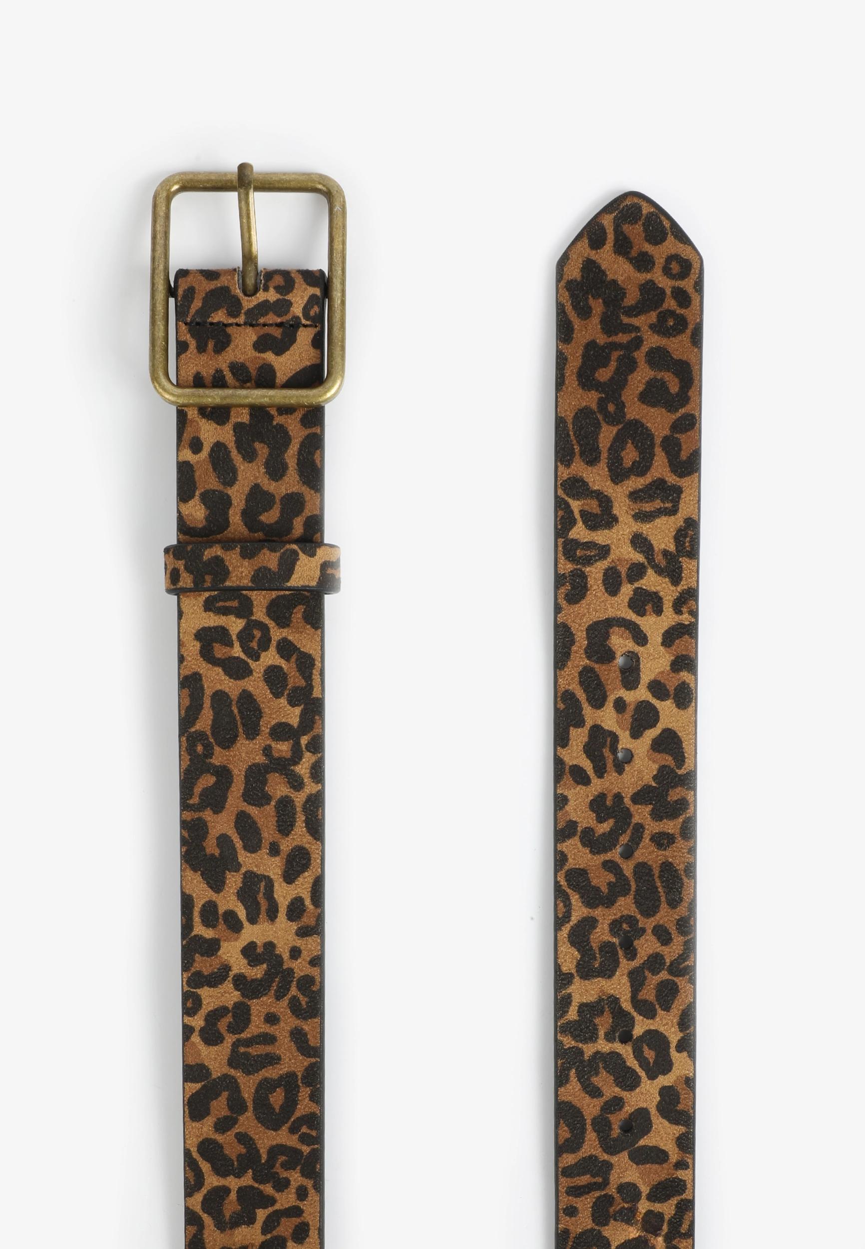 Leopard Square Buckle Belt Product Image