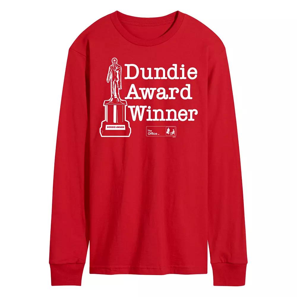 Men's The Office Dundie Winner Long Sleeve Tee,  Product Image
