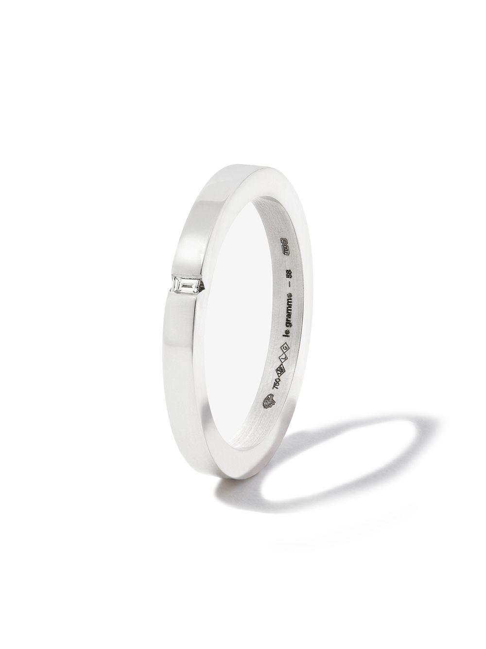 18kt white gold 5g polished 2mm wedding ring Product Image