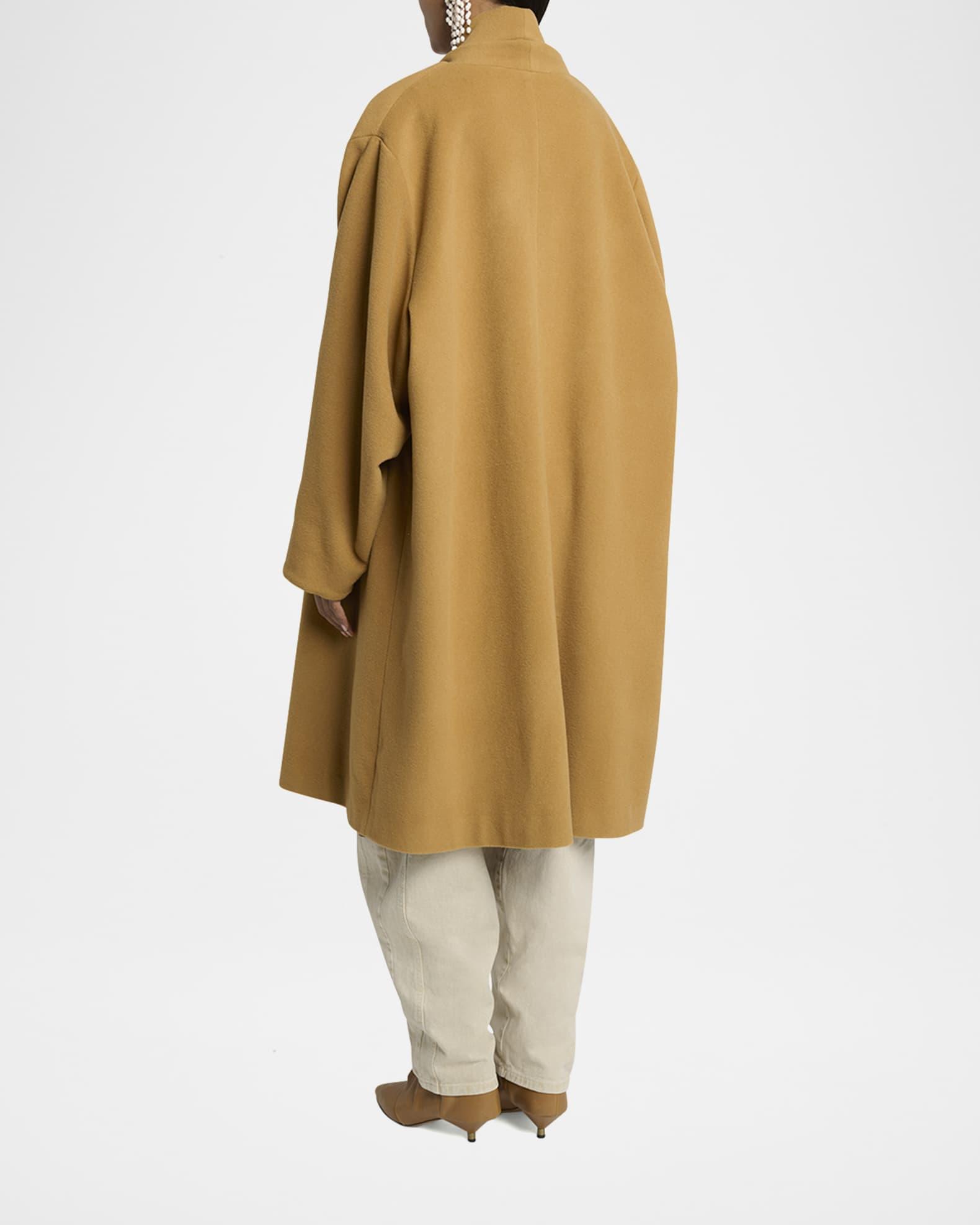 Elise Double-Breasted Wool Cashmere Coat Product Image