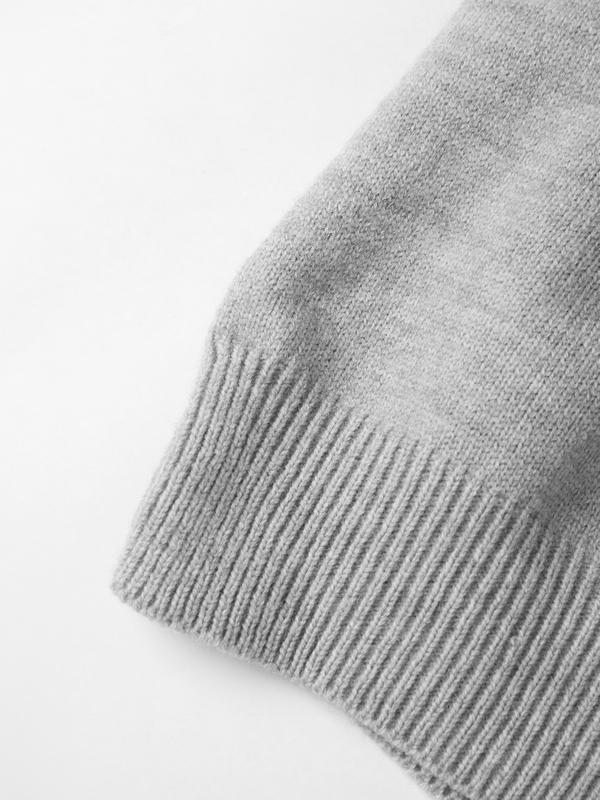 Vintage Star Jacquard Crew Neck Sweater Product Image