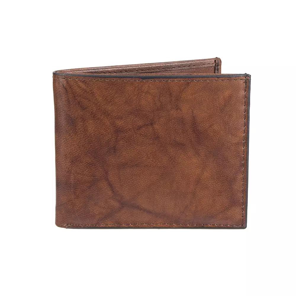Men's Sonoma Goods For Life® Slimfold RFID-Blocking Wallet, Brown Product Image