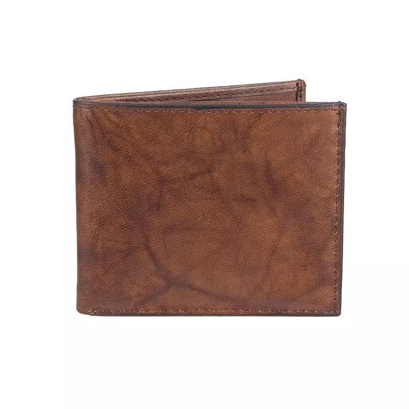 Men's Sonoma Goods For Life® Slimfold RFID-Blocking Wallet, Brown Product Image
