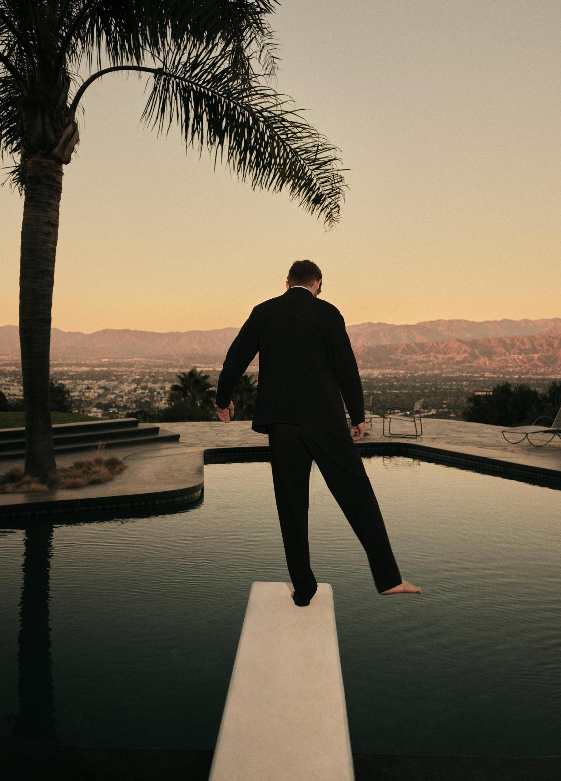 Louie Relaxed Pleated Trouser Product Image