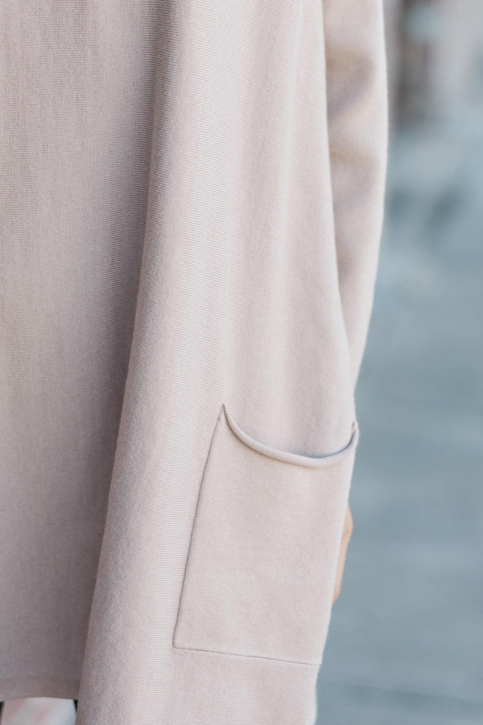 Loving My Life Taupe Brown Pocket Tunic Female Product Image