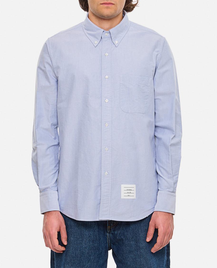 Thom Browne Men's Classic Fit Cotton Button-Down Shirt Product Image