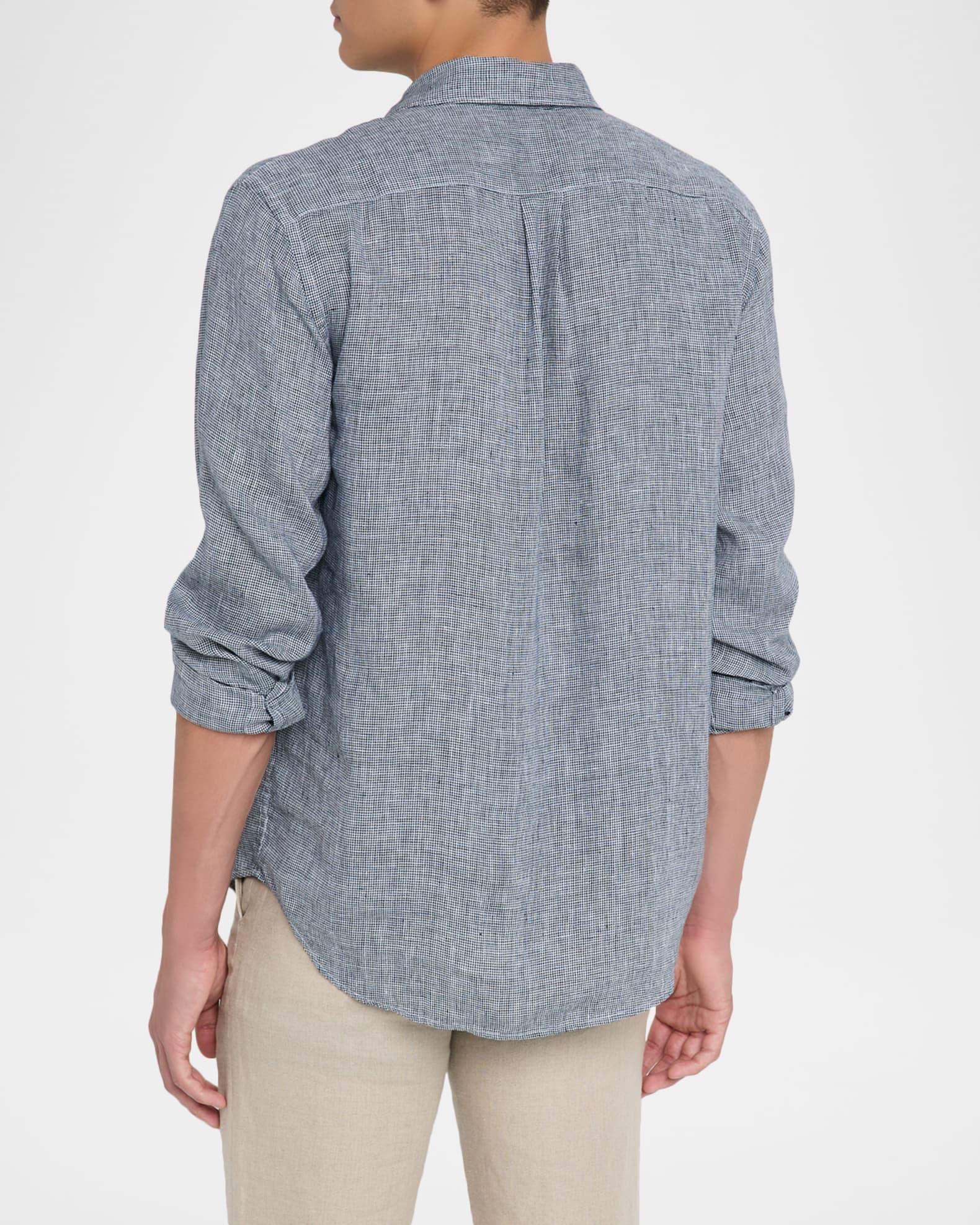 Men's Classic Micro-Houndstooth Sport Shirt Product Image