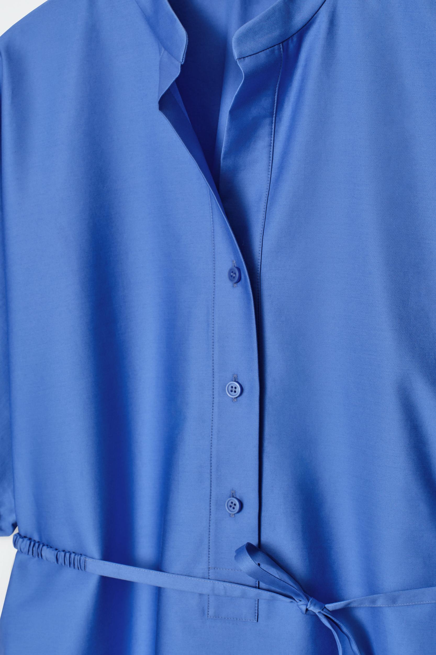 BELTED MIDI SHIRT DRESS Product Image