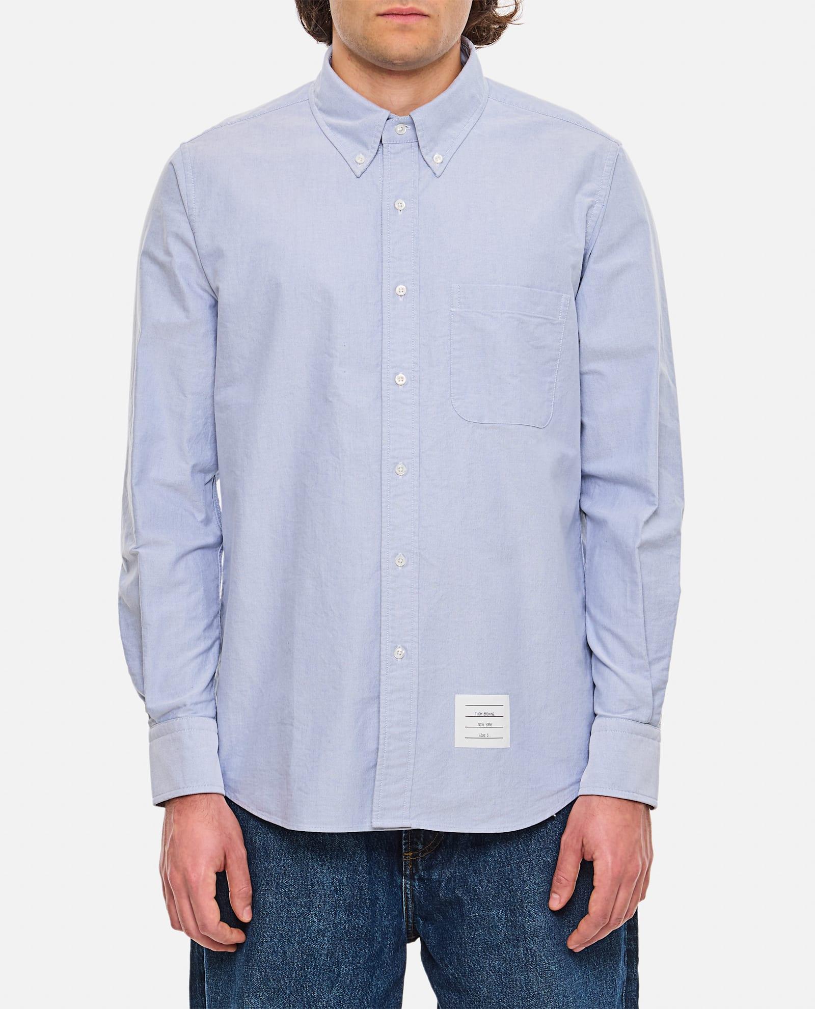 Thom Browne Men's Classic Fit Cotton Button-Down Shirt Product Image