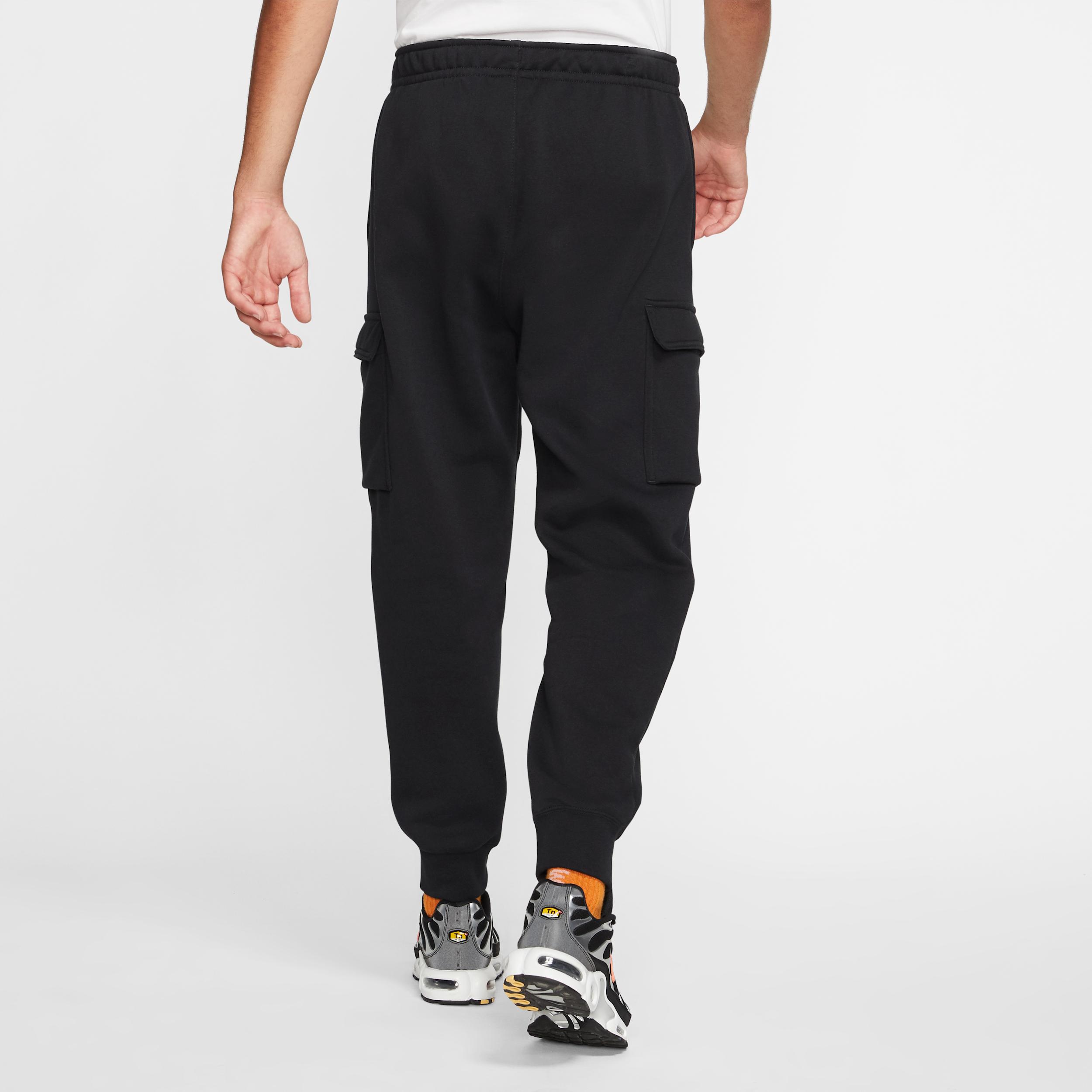 Mens Nike Sportswear Club Fleece Cargo Pants | CD3129-010 Product Image
