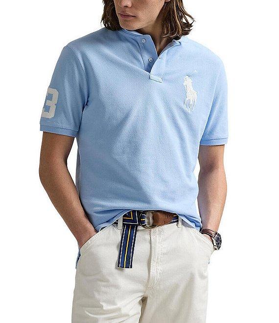 Polo Ralph Lauren Classic Fit Big Signature Pony Mesh Short Sleeve Polo Shirt Product Image