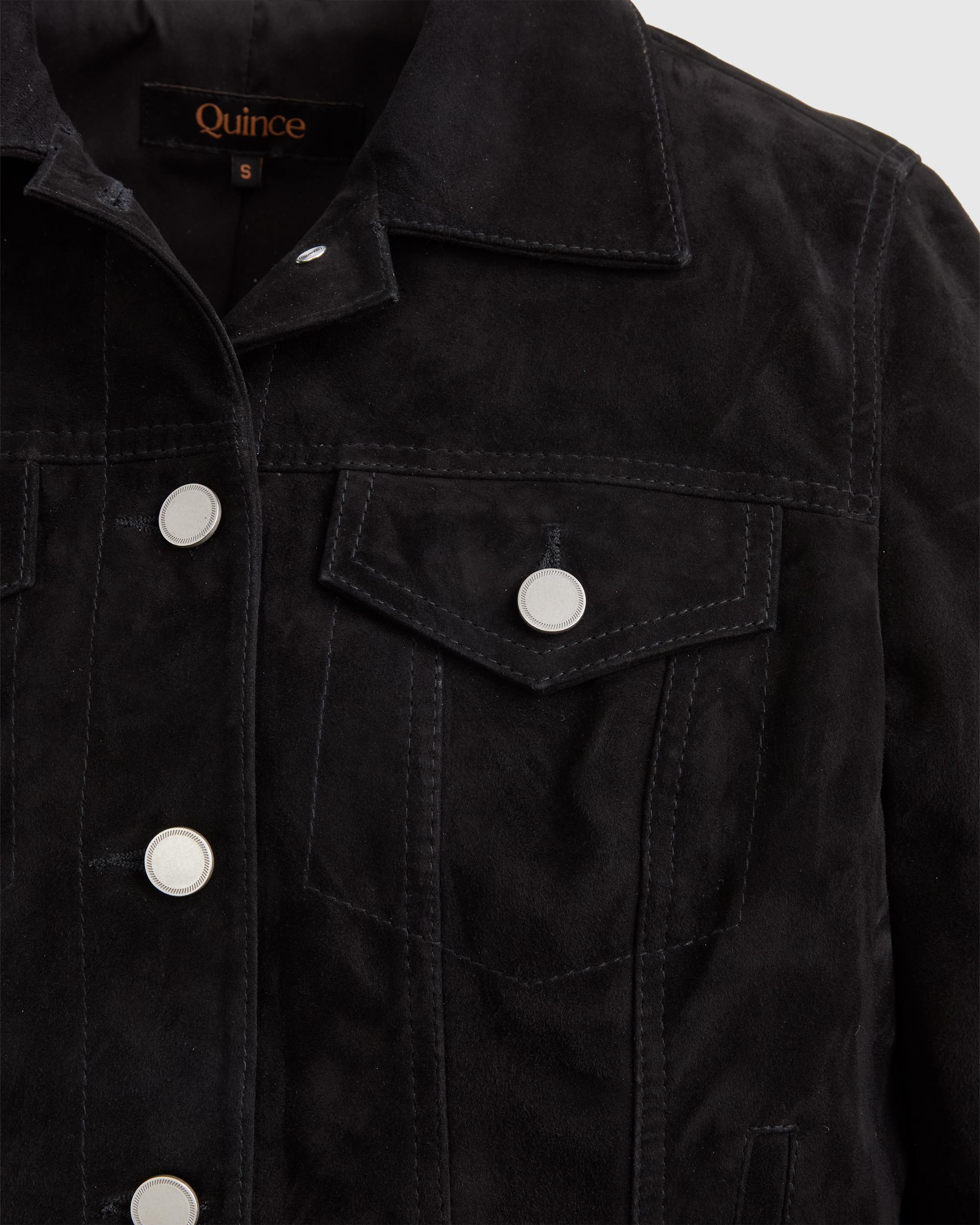 Quince | Women's 100% Suede Trucker Jacket Suede Leather Product Image