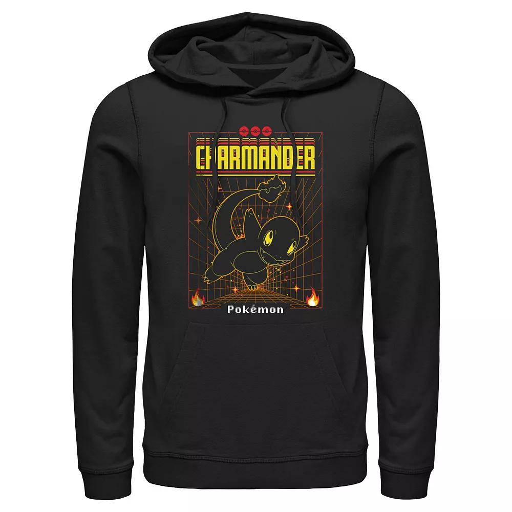 Mens Pokemon Bulbasaur Grid Background Graphic Hoodie Product Image