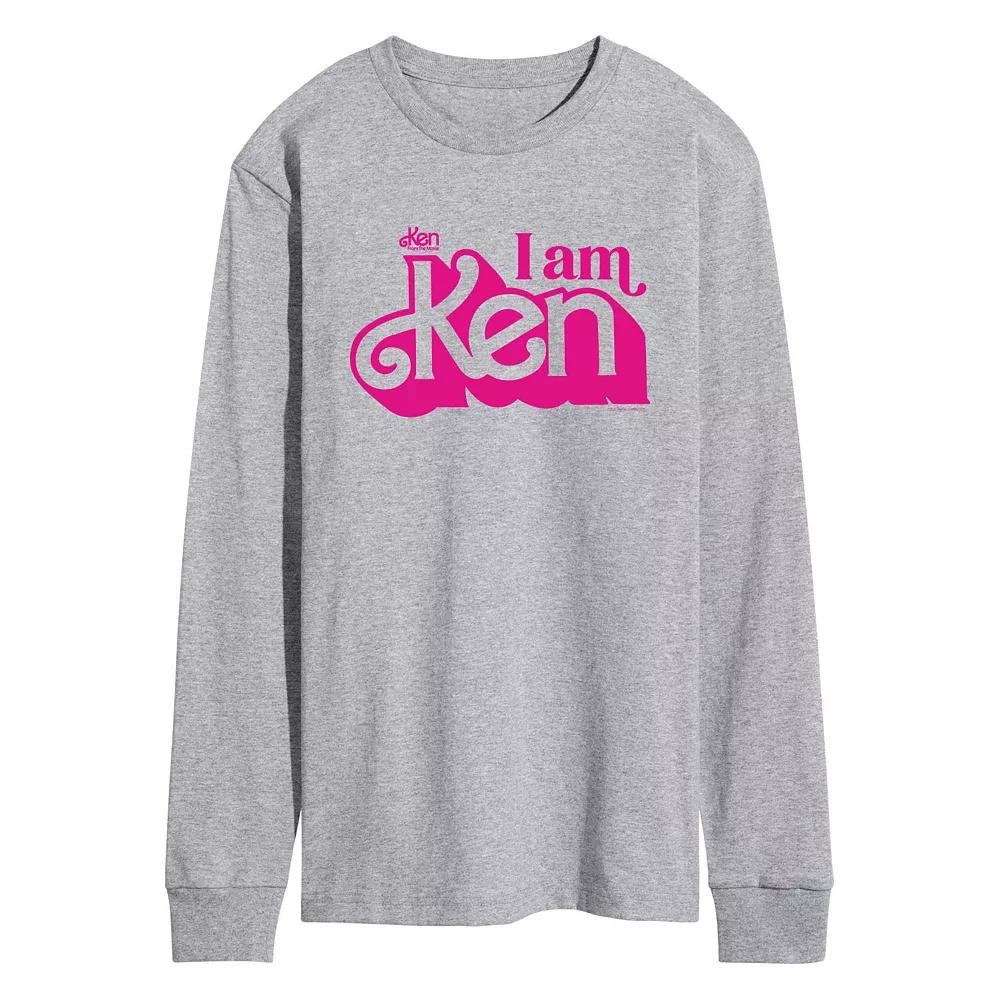 Men's Barbie™ The Movie I Am Ken Long Sleeve Graphic Tee,  Product Image