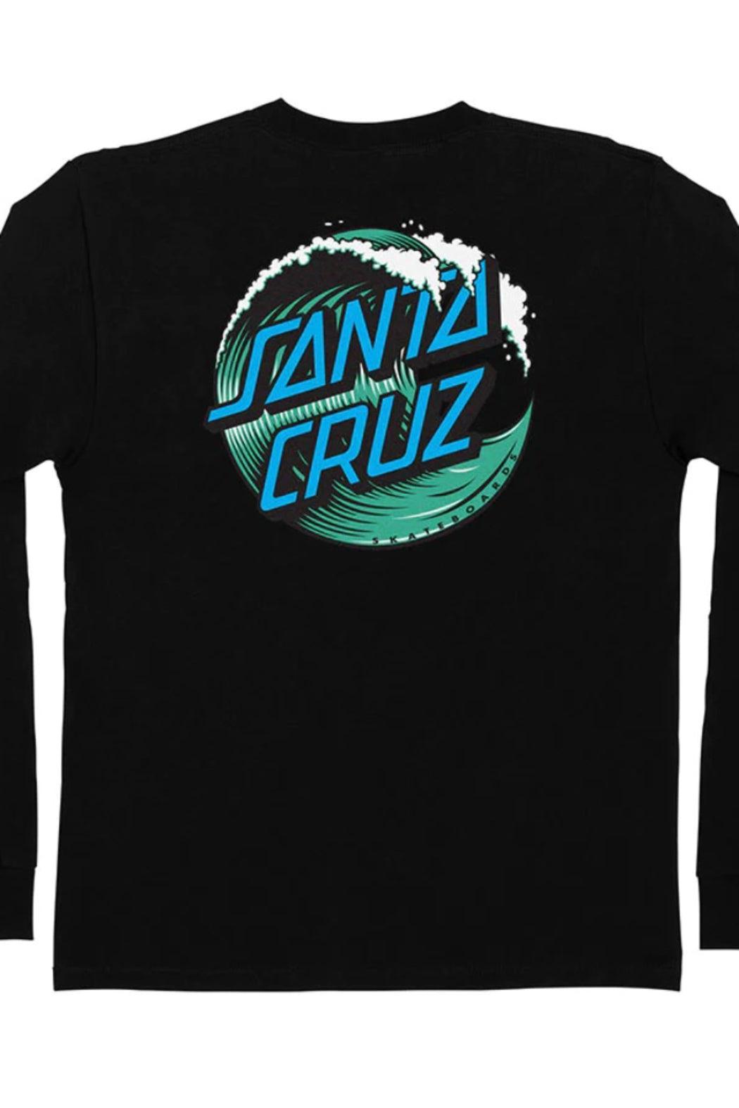 Wave Dot LS Mens Santa Cruz T-Shirt Product Image